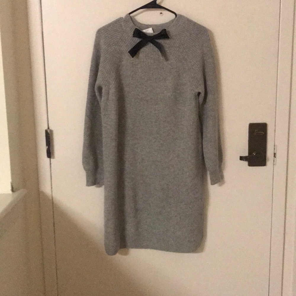 NEW WITH TAGS! J.Crew bow sweater dress! Sz M